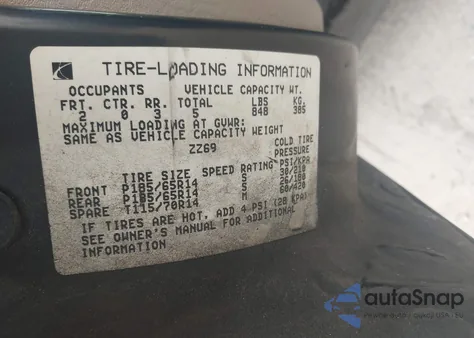 2000 Saturn Sl z USA, uszkodzony, nr VIN 1G8ZF5280YZ108657